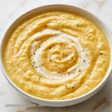 Creamy Potato Soup With Greek Yogurt Recipe Card