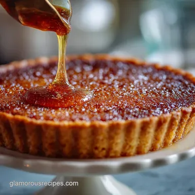 VintageGrandma Recipes: Proper Golden Syrup Treacle Tart Classic Recipe Card