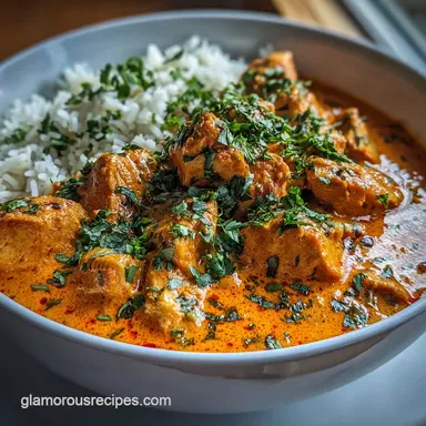Butter Chicken in 30 Minutes: Pan-Seared Creamy Recipe Card