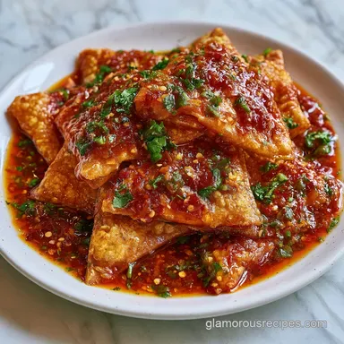 Red Chilaquiles for 4 Servings
