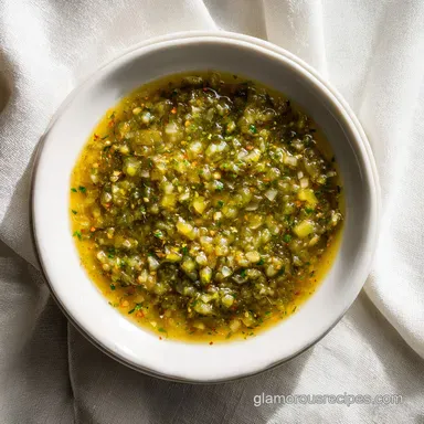 Roasted Salsa Verde Recipe: A Smoky 15 Minute Condiment Recipe Card