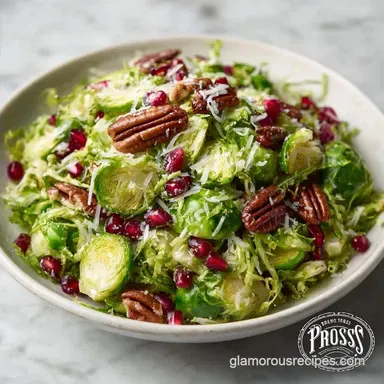 Shaved Brussels Sprout Salad with Pecans