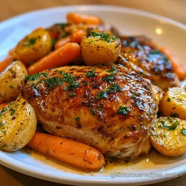 Simple Slow Cooker Feast for 6 Servings Recipe Card