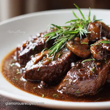 Chuck Steak: Meltingly Tender Slow-Braised Recipe in Red Wine Gravy