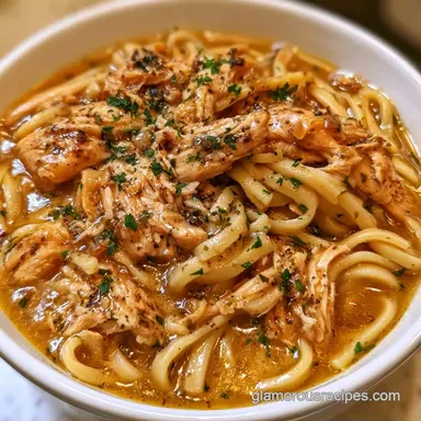 Slow Cooker Chicken Noodle Soup: 8 Bowls Recipe Card