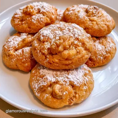 Snowball Cookies with Walnuts in 33 Min