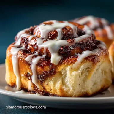 Cinnamon Rolls: Soft Fluffy with Tangy Cream Cheese Glaze