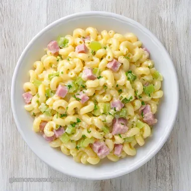Southern Macaroni Salad for 12 Servings Recipe Card