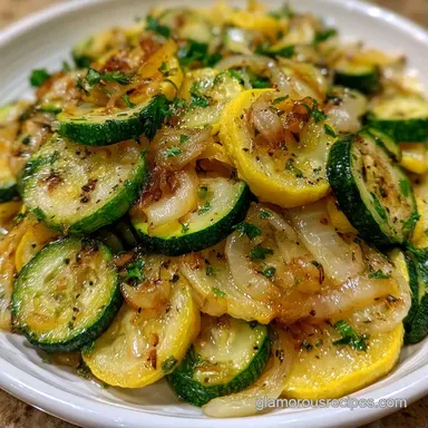 Stovetop Squash Zucchini in 20 Minutes Recipe Card