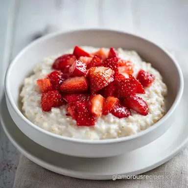 Strawberry Cheesecake Oats: Meal Prep