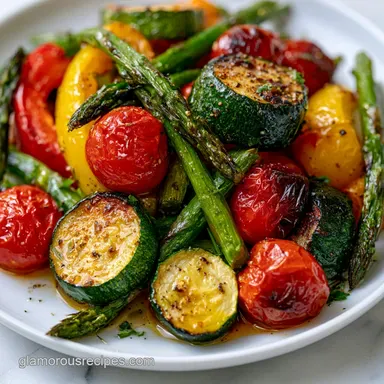 Summer Vegetable Medley for 6 Servings Recipe Card