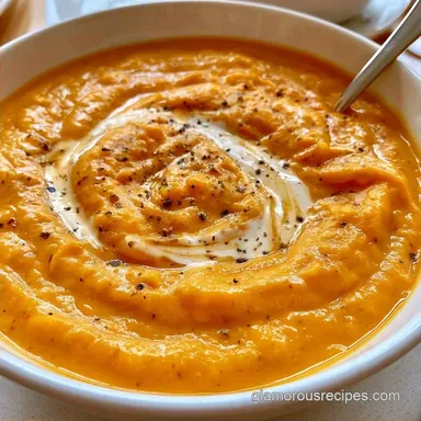 Sweet Potato Lentil Soup for 6 Servings