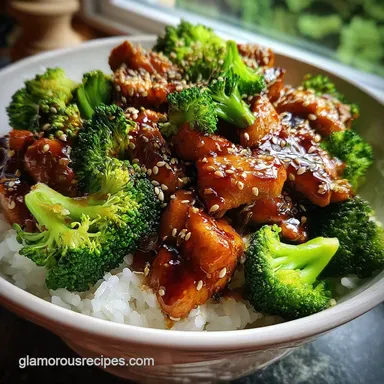 Teriyaki Chicken Broccoli in 20 Minutes | Velvety Chicken Recipe Card