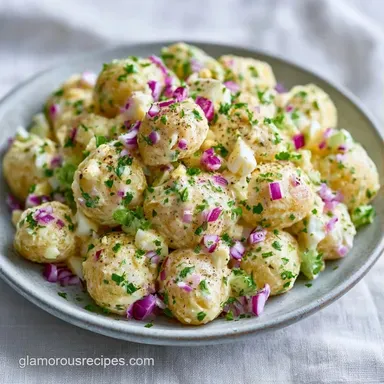 Creamy Traditional Potato Salad Recipe Card