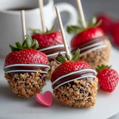 Valentines Snack with Chocolate and Strawberries in 20 Minutes: Artisan Pastry Masterpiece Recipe Card