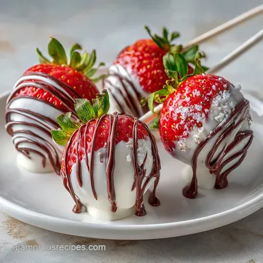 Valentines Snack with Chocolate and Strawberries in 20 Minutes: Artisan Pastry Masterpiece