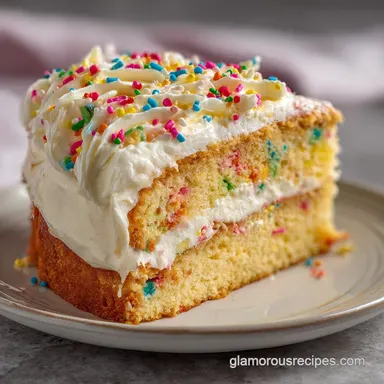 Vanilla Dream Cake for 12 Servings