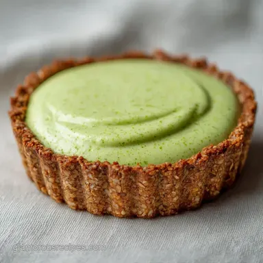 Vegan Spring Green Tart for 8 Slices Recipe Card