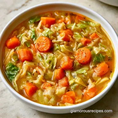 Vegetable and Cabbage Soup in 45 Minutes Recipe Card