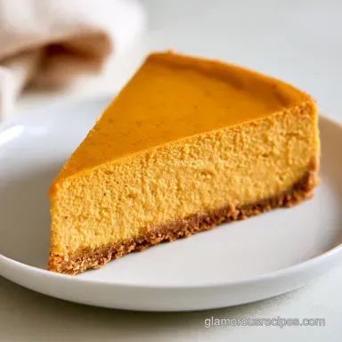 Pumpkin Pie Cheesecake: Velvety Baked Recipe Card