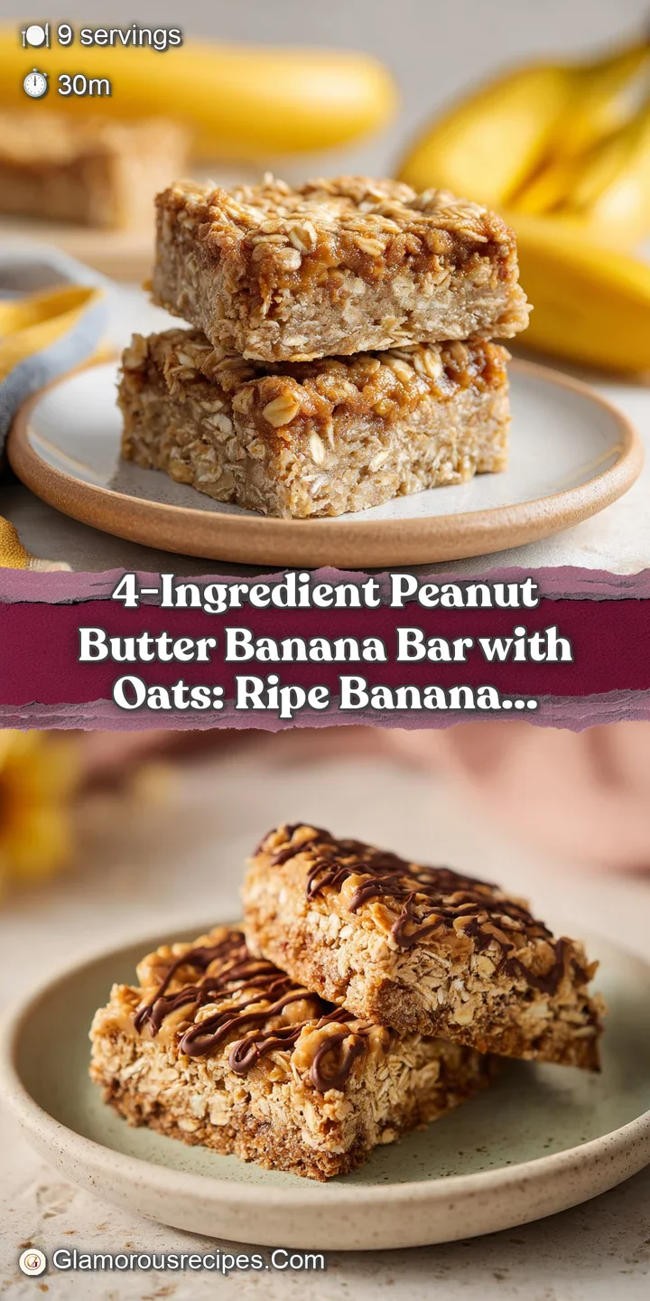 Close-up shot of a chewy peanut butter banana oat bar, showcasing the moist texture and visible oat flakes.