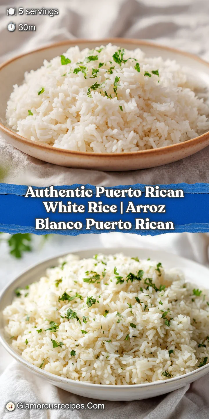 Close-up of tender white rice grains, slightly translucent, promising a light and fluffy texture.