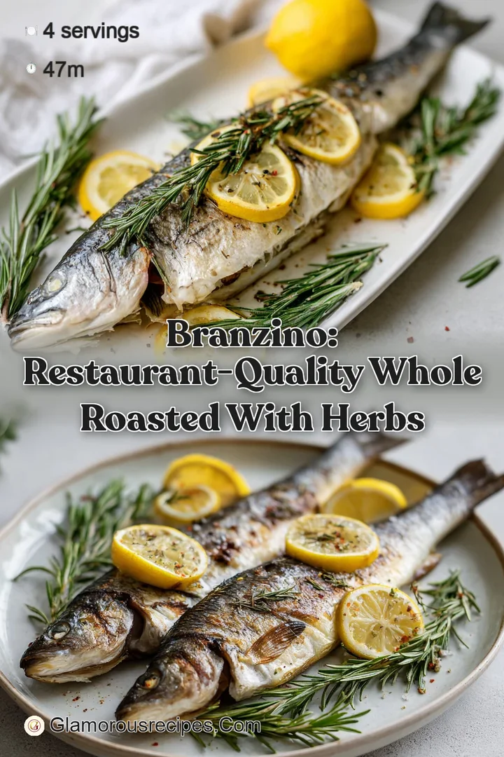 Branzino: Restaurant-Quality Whole Roasted with Herbs