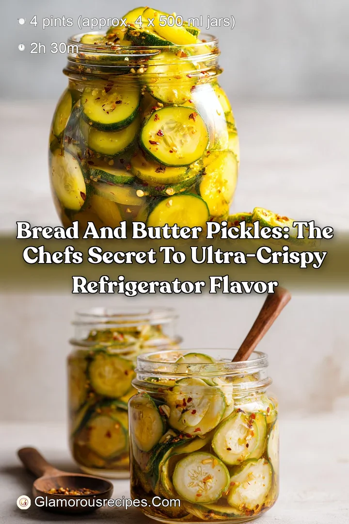 Bread and Butter Pickles: The Chefs Secret to Ultra-Crispy Refrigerator Flavor
