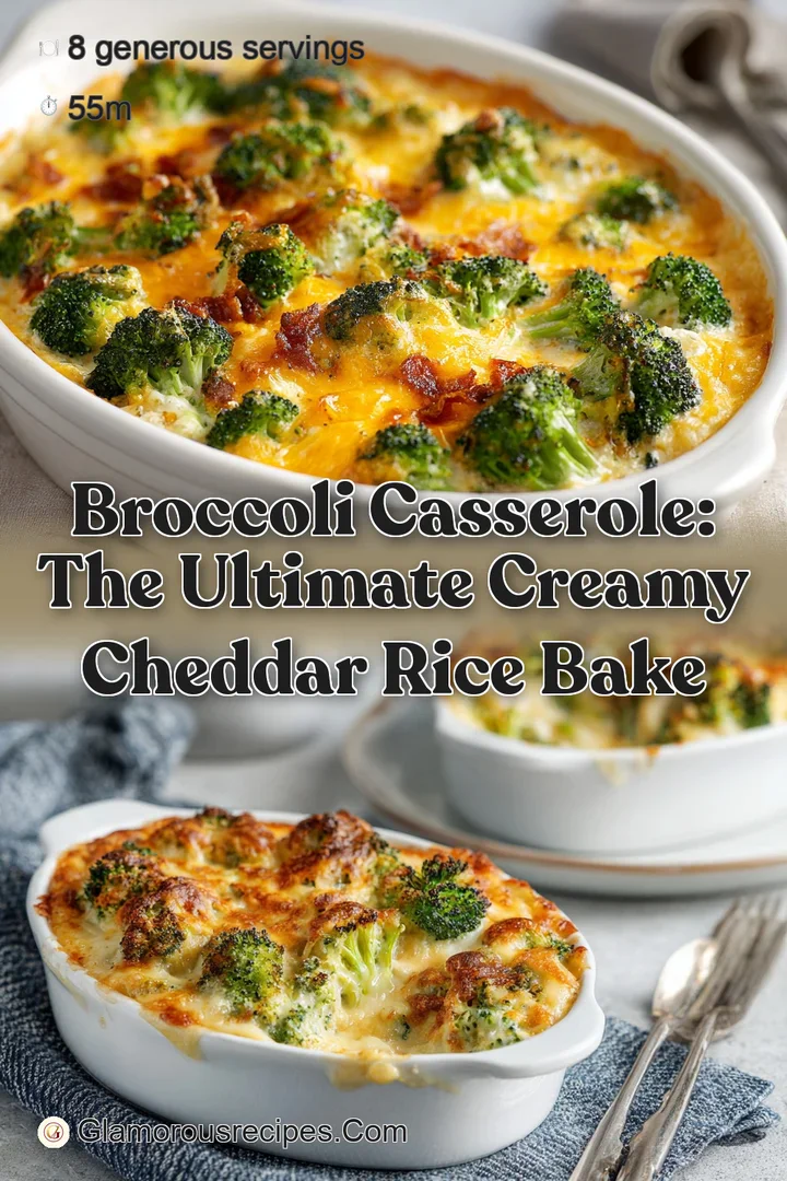 Broccoli Casserole: The Ultimate Creamy Cheddar Rice Bake