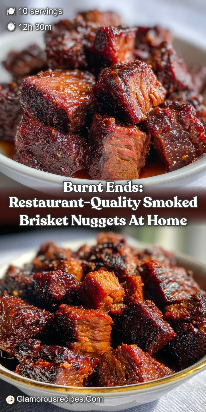 Burnt Ends: Restaurant-Quality Smoked Brisket Nuggets at Home