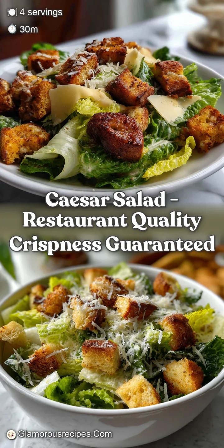 CAESAR SALAD - Restaurant Quality Crispness Guaranteed
