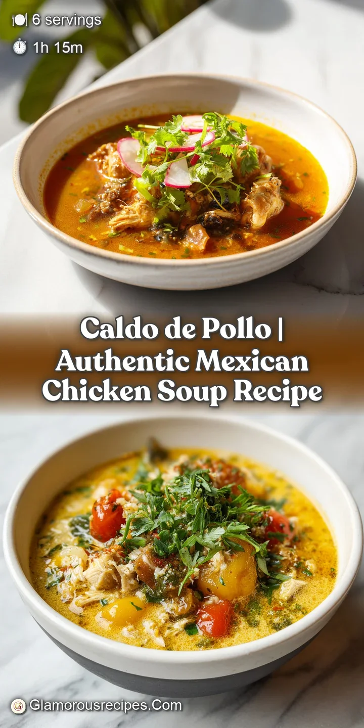 Close-up of tender chicken pieces and bright green cilantro floating in a rich, savory broth.