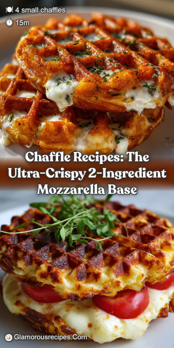 Chaffle Recipes: The Ultra-Crispy 2-Ingredient Mozzarella Base