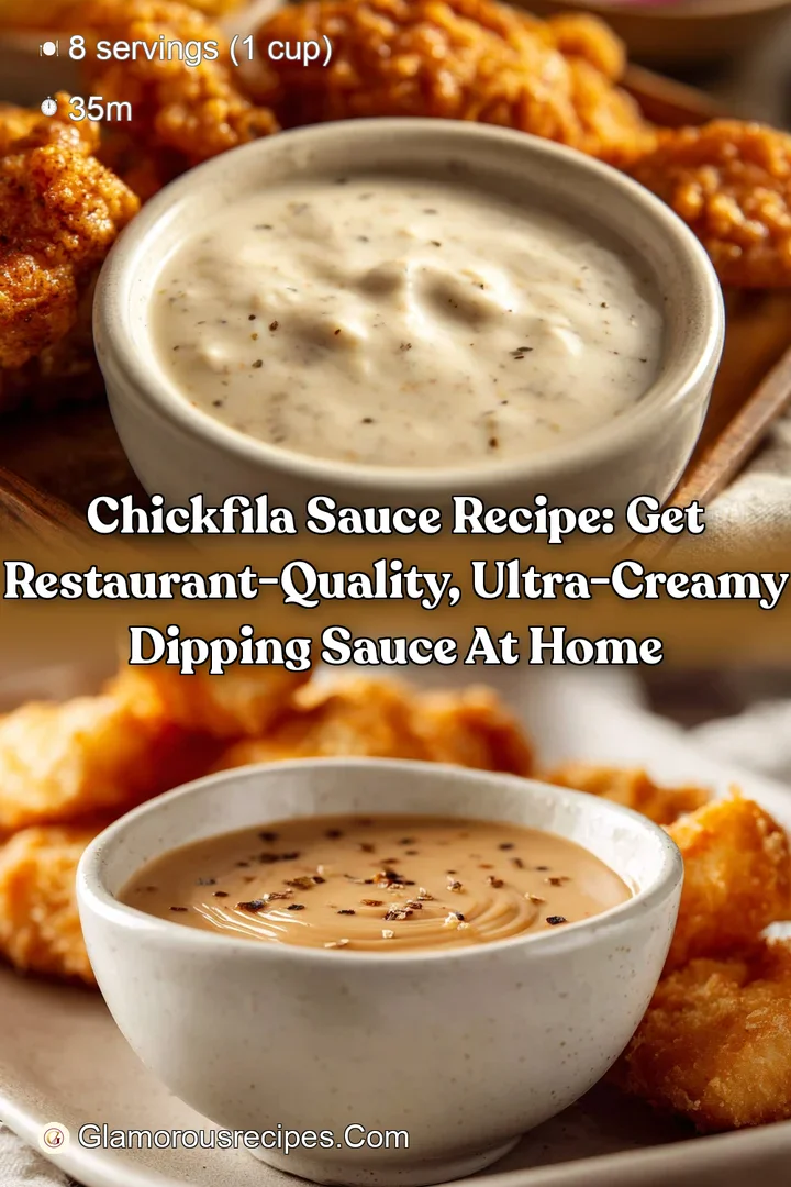 ChickfilA Sauce Recipe: Get Restaurant-Quality Ultra-Creamy Dipping Sauce at Home
