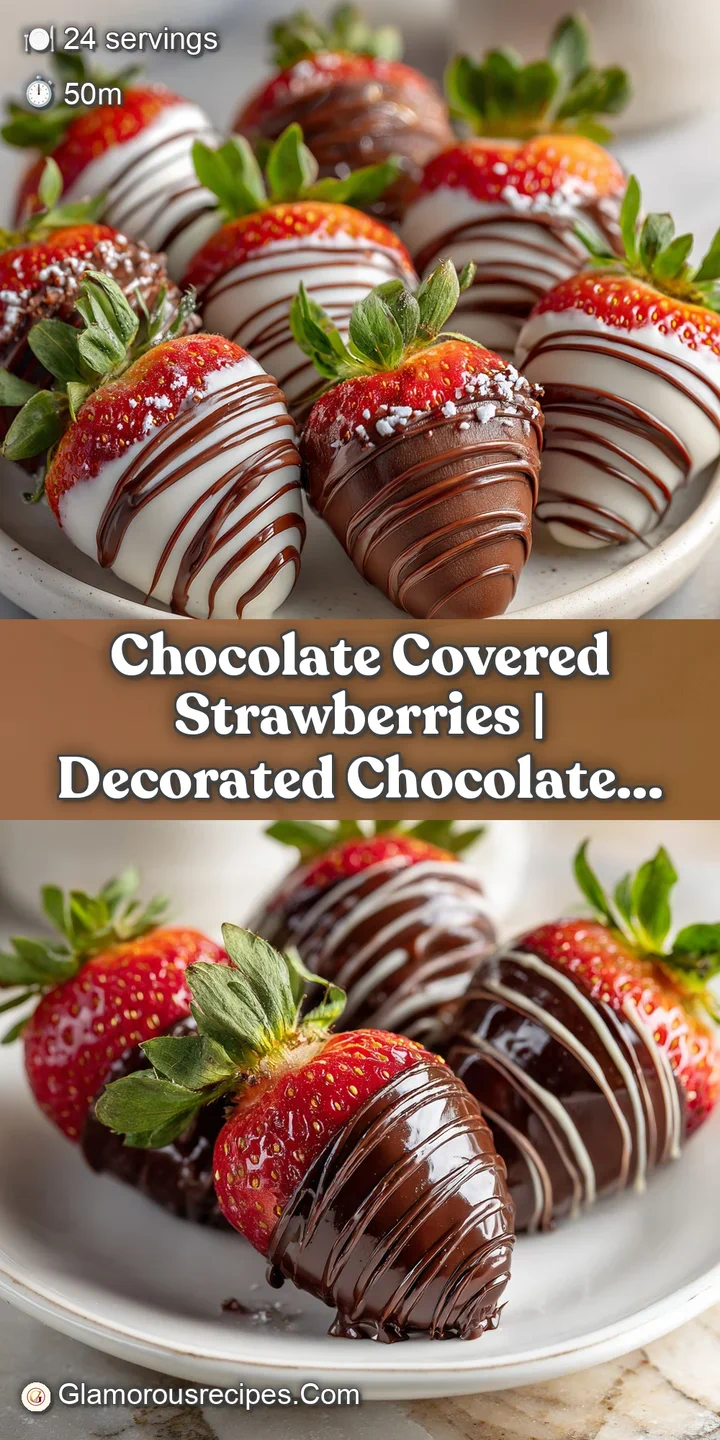 Close-up of a plump strawberry, coated in rich, dark chocolate. The surface gleams, hinting at a sweet, slightly firm bite.