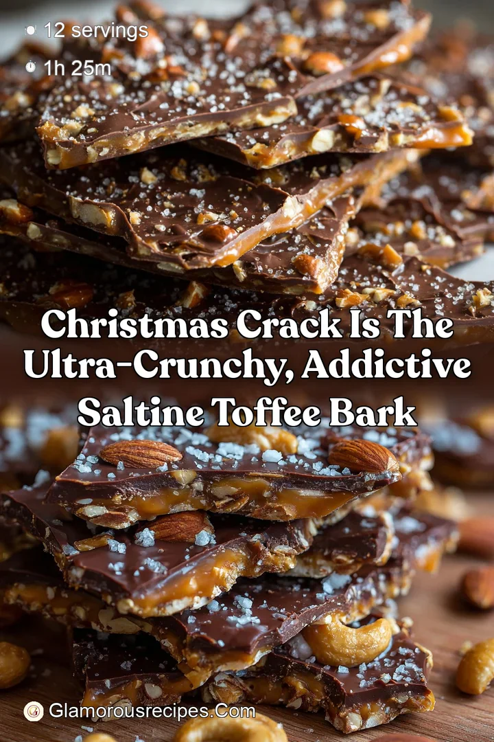 Christmas Crack is the Ultra-Crunchy Addictive Saltine Toffee Bark