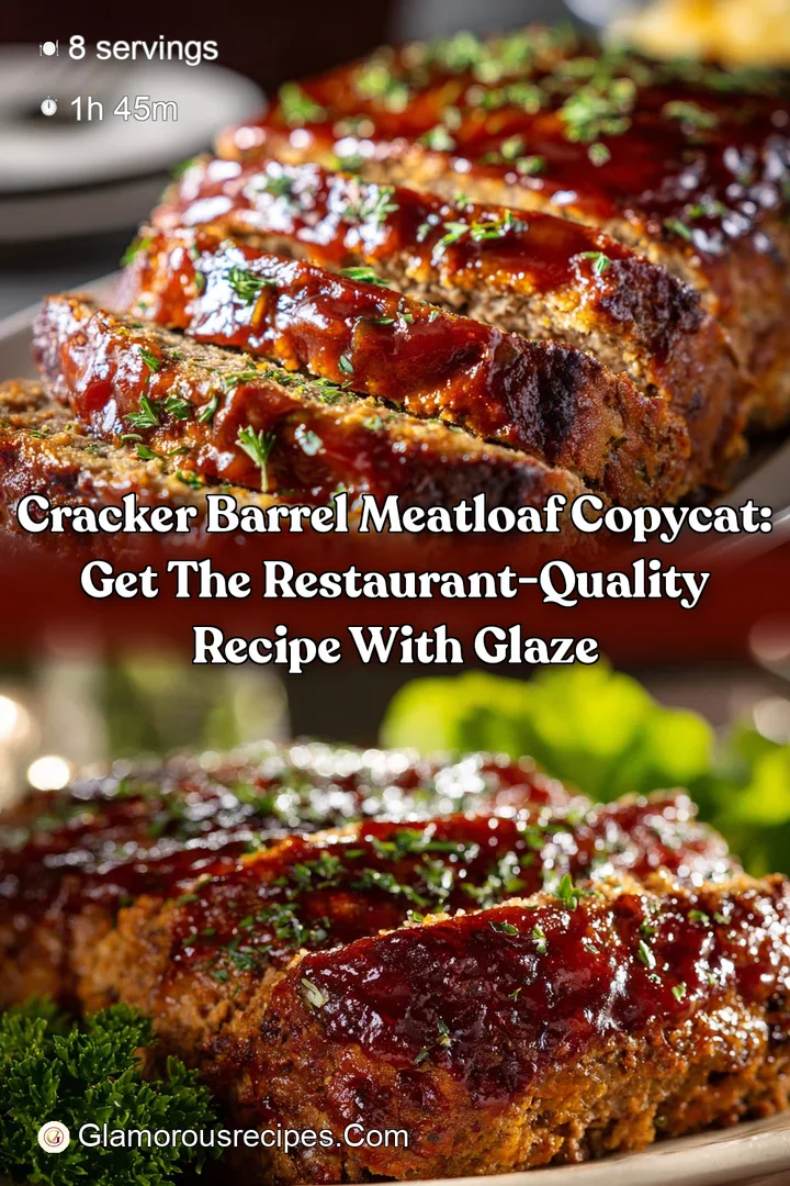 Cracker Barrel Meatloaf Copycat: Get the Restaurant-Quality Recipe with Glaze