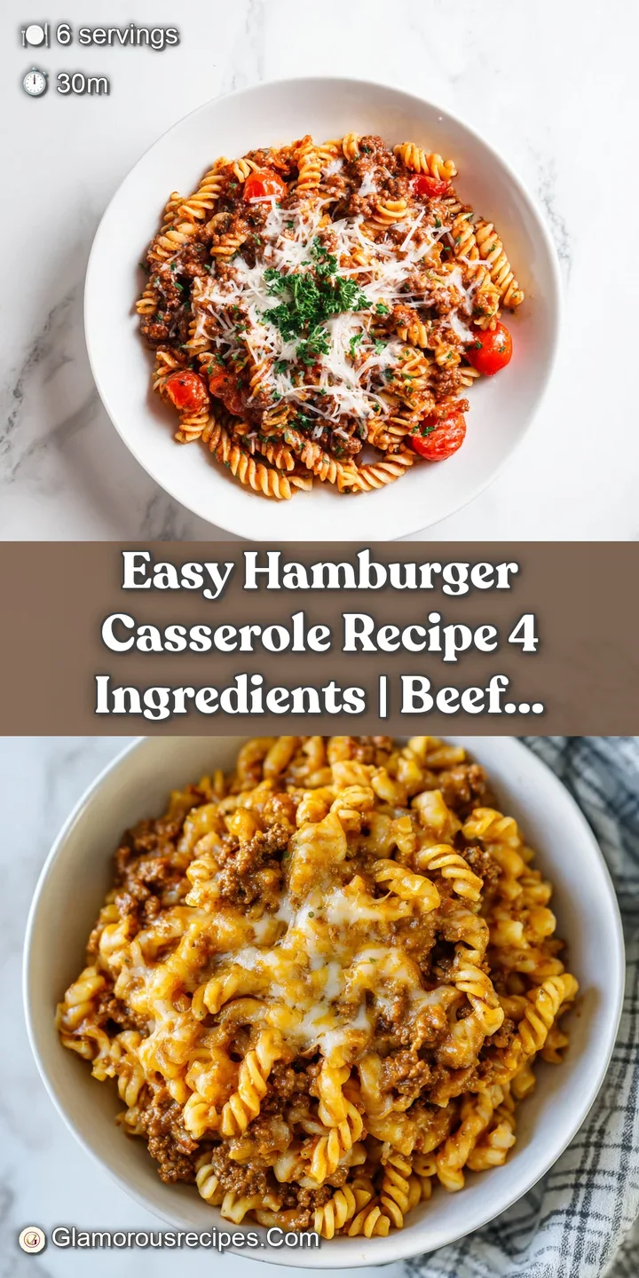 Close-up of tender ground beef and pasta coated in a savory, creamy sauce with golden cheese.