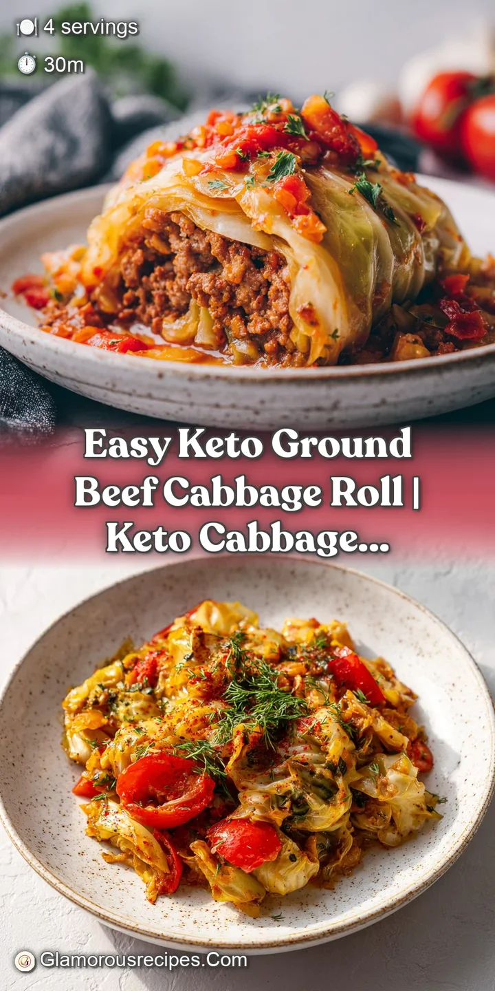 A close-up reveals savory ground beef and shredded cabbage, bathed in vibrant, simmering tomato sauce, invitingly warm.