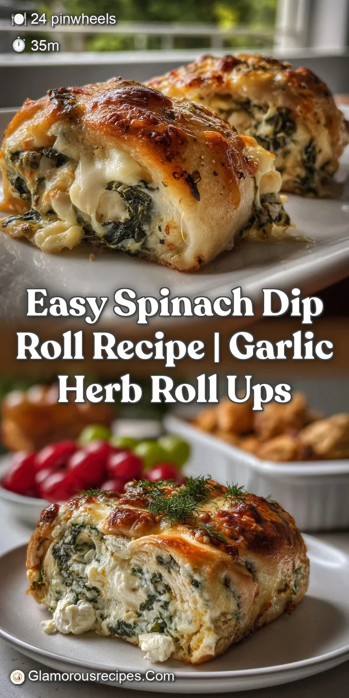 A close-up of a pinwheel reveals a flaky, buttery exterior and a vibrant green spinach and herb filling, perfect for a del...