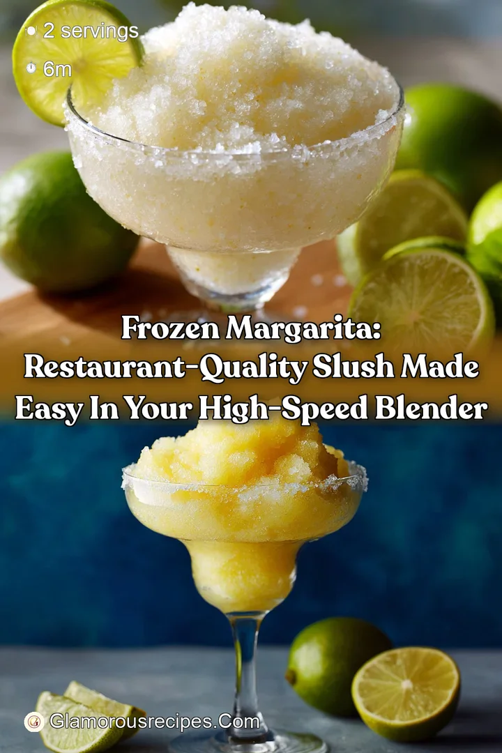 Frozen Margarita: Restaurant-Quality Slush Made Easy in Your High-Speed Blender