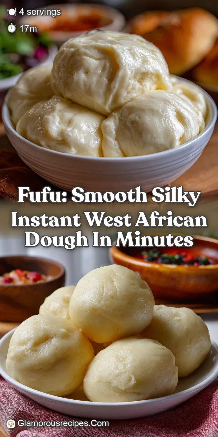 Fufu: Smooth Silky Instant West African Dough in Minutes