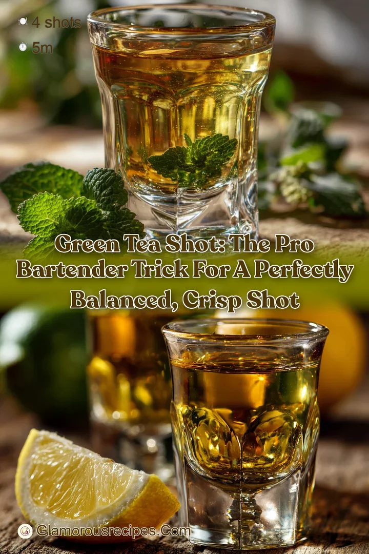 Green Tea Shot: The Pro Bartender Trick for a Perfectly Balanced Crisp Shot