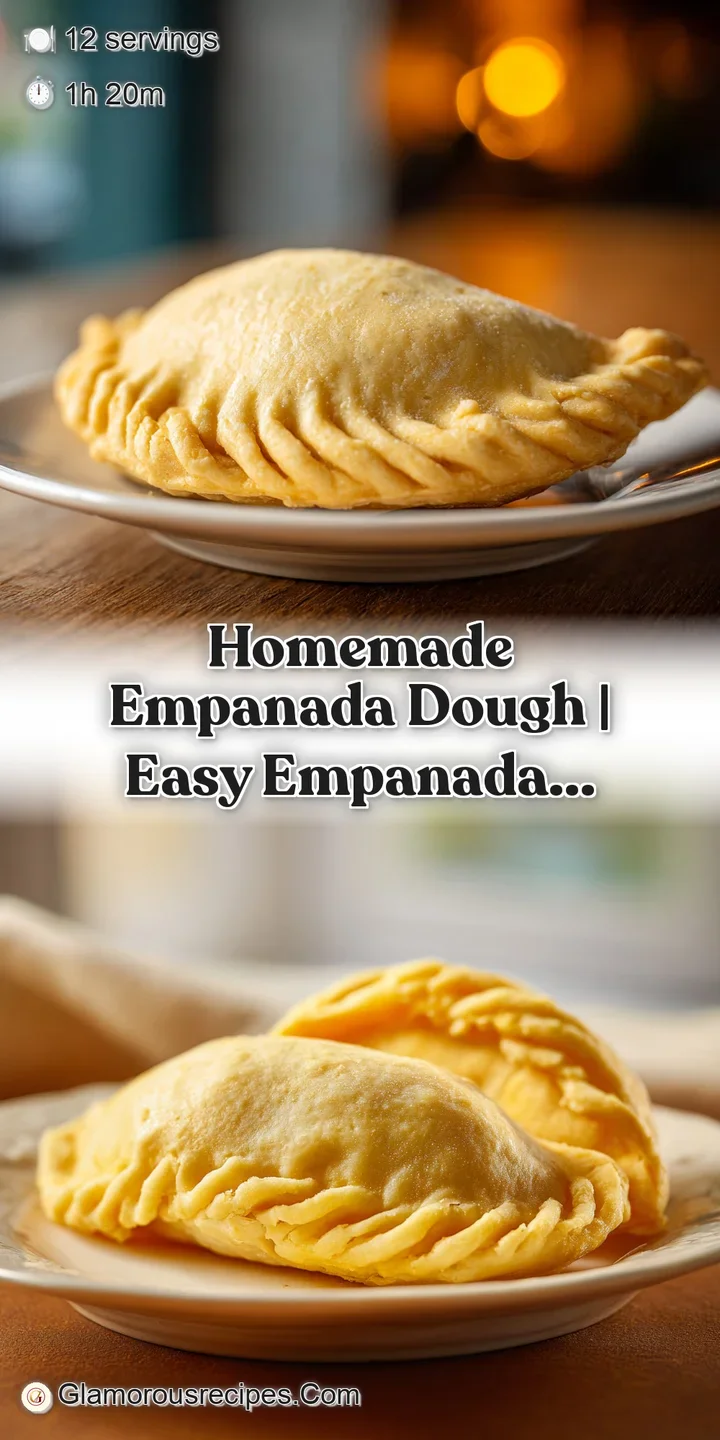 Close-up of a golden-brown empanada, revealing its delicate flaky layers and enticing texture.