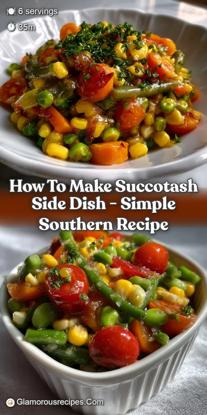 How to Make Succotash Side Dish - Simple Southern Recipe