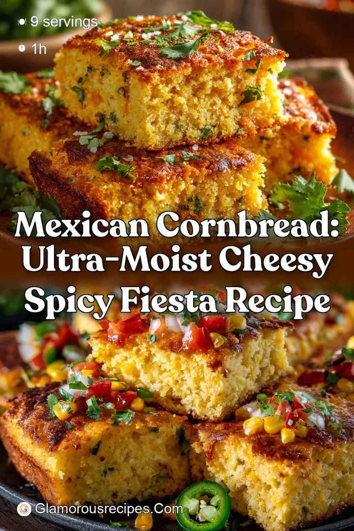 Mexican Cornbread: Ultra-Moist Cheesy Spicy Fiesta Recipe