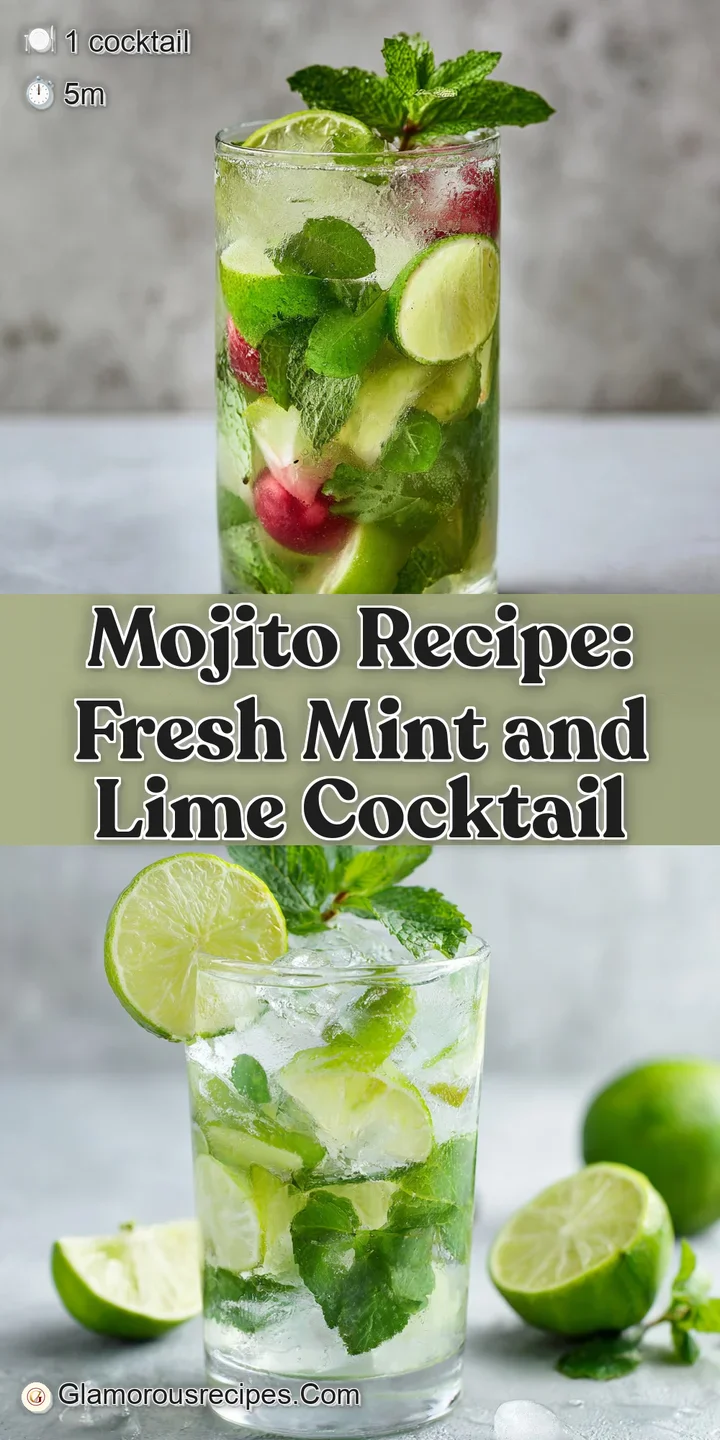 Close-up of vibrant green mint leaves and ice melting in a refreshing lime-infused drink.