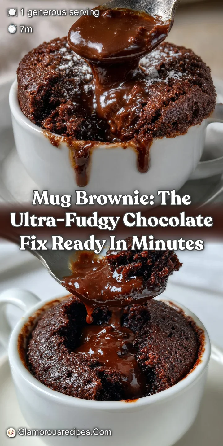 Mug Brownie: The Ultra-Fudgy Chocolate Fix Ready in Minutes