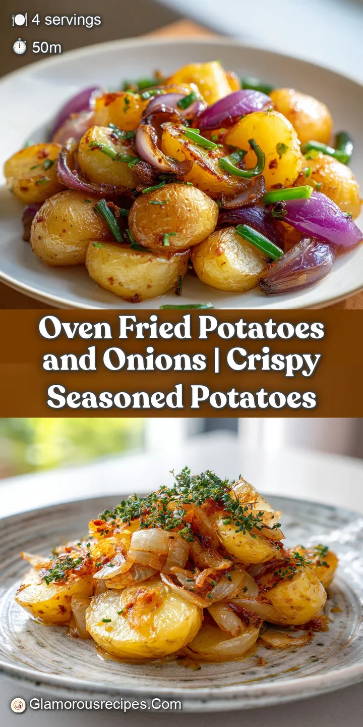 Close-up of fluffy potato interiors with a perfectly crisp, golden-brown crust, nestled amongst deeply browned, tender oni...
