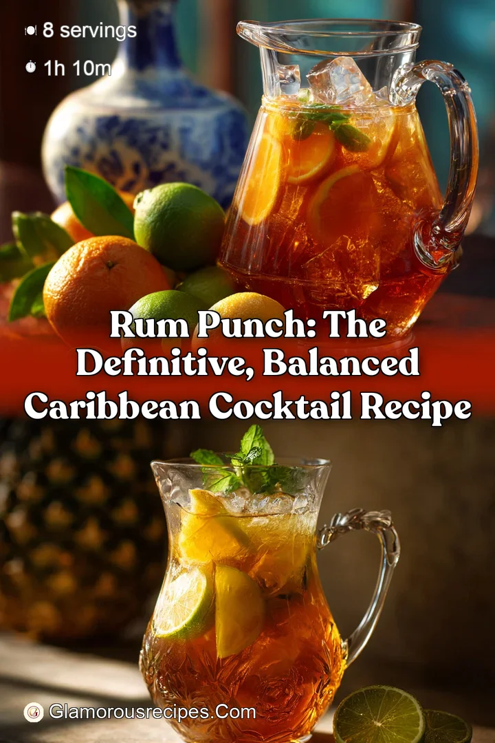 Rum Punch: The Definitive Balanced Caribbean Cocktail Recipe